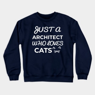 architect cat Crewneck Sweatshirt